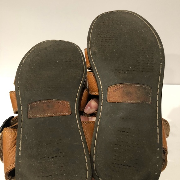 Tommy Bahama Mens Anchors Fishermans Leather Sandals Size 8 - Picture 6 of 7